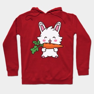 Cute Bunny Drawing Hoodie